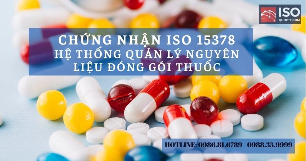 chứng chỉ iso 15378,ISO 15378,chứng nhận iso 15378